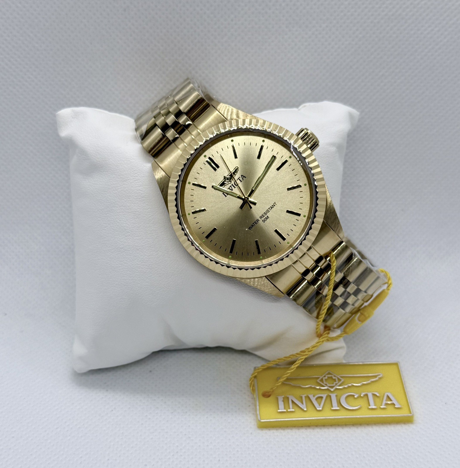 Invicta Men’s Watch Specialty Gold Tone Dial Quartz Bracelet 29388