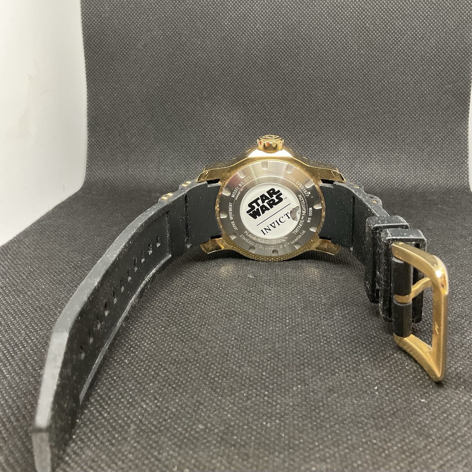 Invicta Star Wars C-3PO Quartz Gold Dial Men’s Watch B24.5 (AS IS)