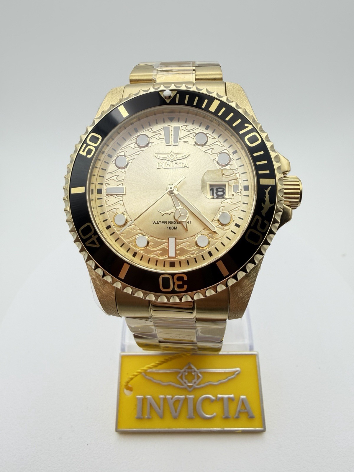 30025- Invicta Pro Diver Currentwave Men’s Watch- 43mm Watch – Gold