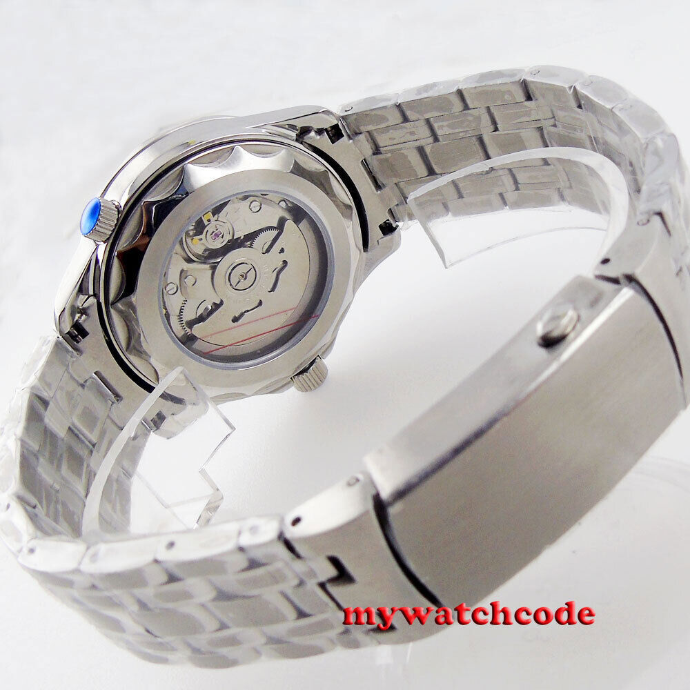Bliger 41mm Black Blue Green Dial Sapphire Glass PT5000 NH35 Automatic Men Watch