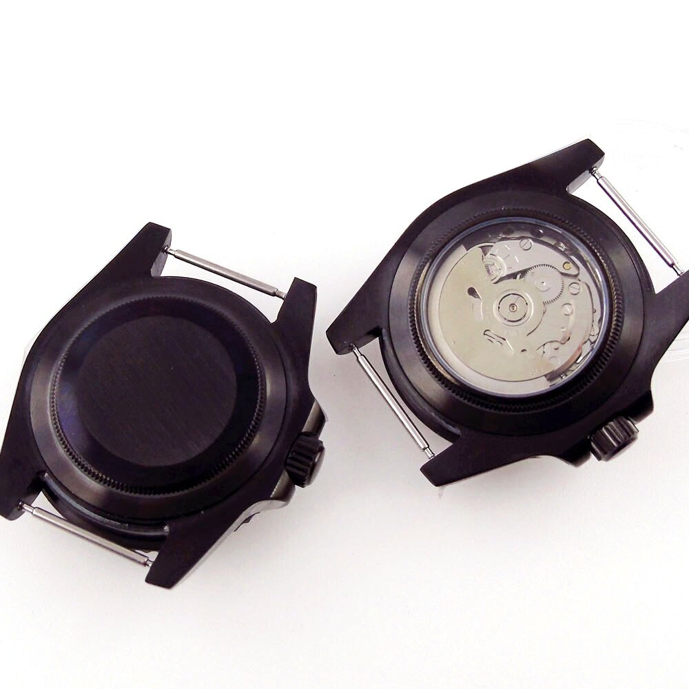 BLIGER PVD NH35A PT5000 MIYOTA Automatic Men Watch 10ATM Sterile Dial Black Hand