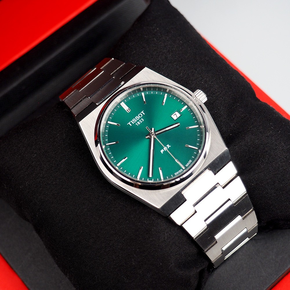 Tissot PRX 40MM Green Dial Men’s Quartz Watch T137.410.11.091.00