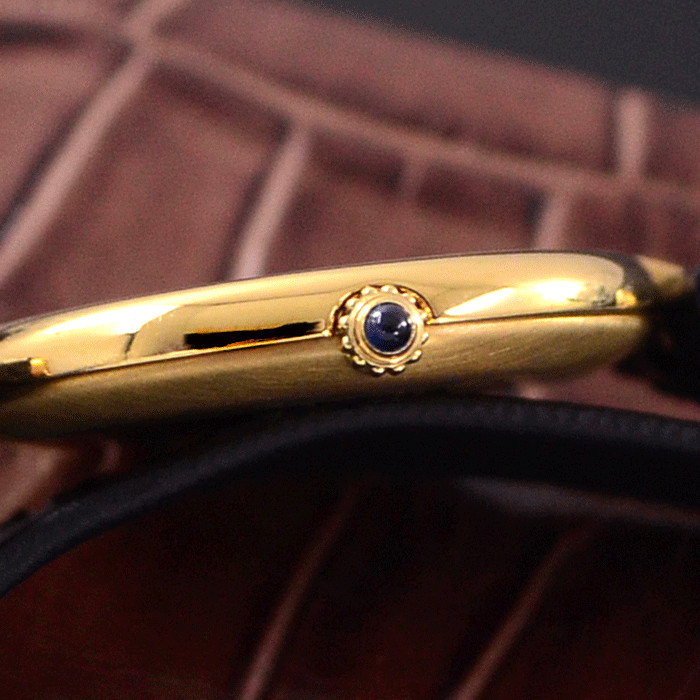 Vintage Cartier Must De Vendome Vermeil Quartz White Dial Dress Men’s Watch