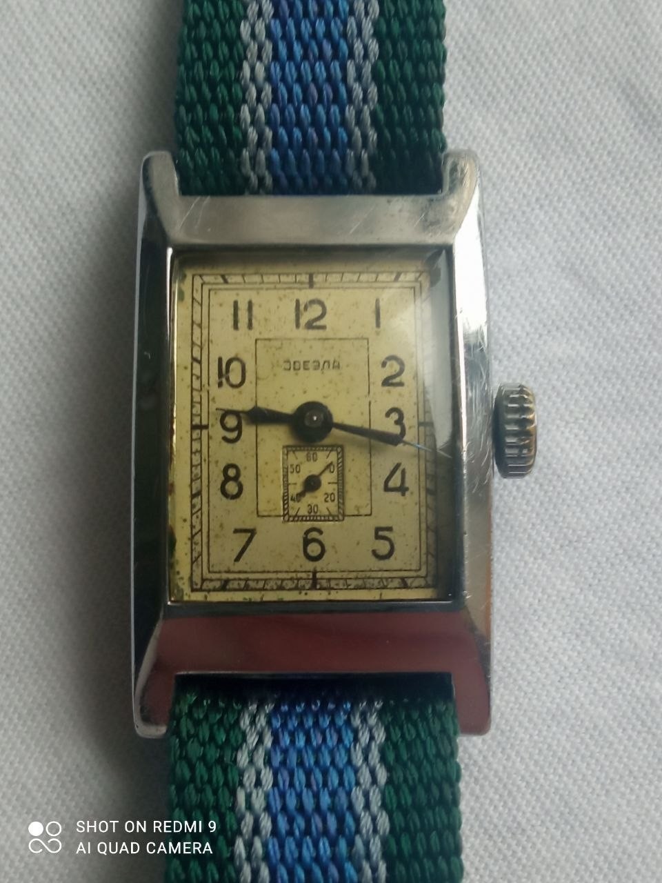 Soviet Wristwatch Zvezda USSR Vintage Star Mechanical Old Men’s Watch