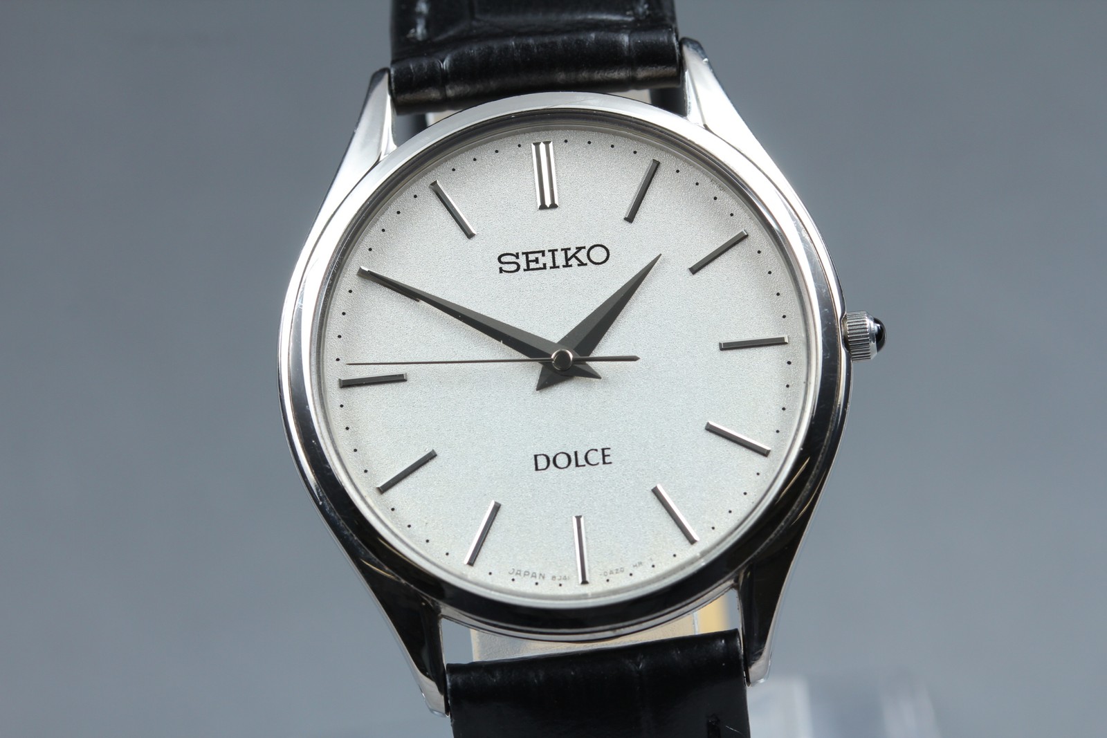 [Near MINT] SEIKO Dolce 8J41-0AJ1 34mm White Dial Quartz Men’s Watch from JAPAN