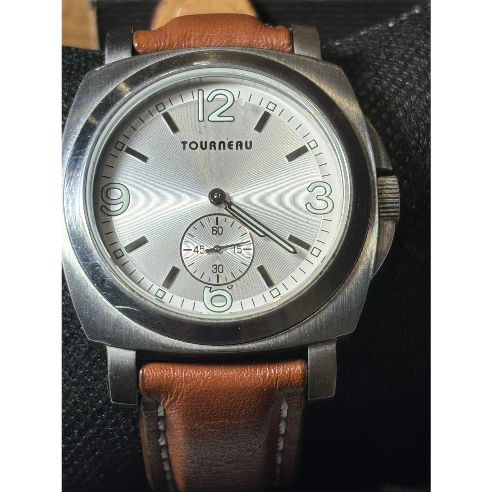 Tourneau Men’s Swiss Quartz Watch – Honda Promotional Edition – Silver Dial