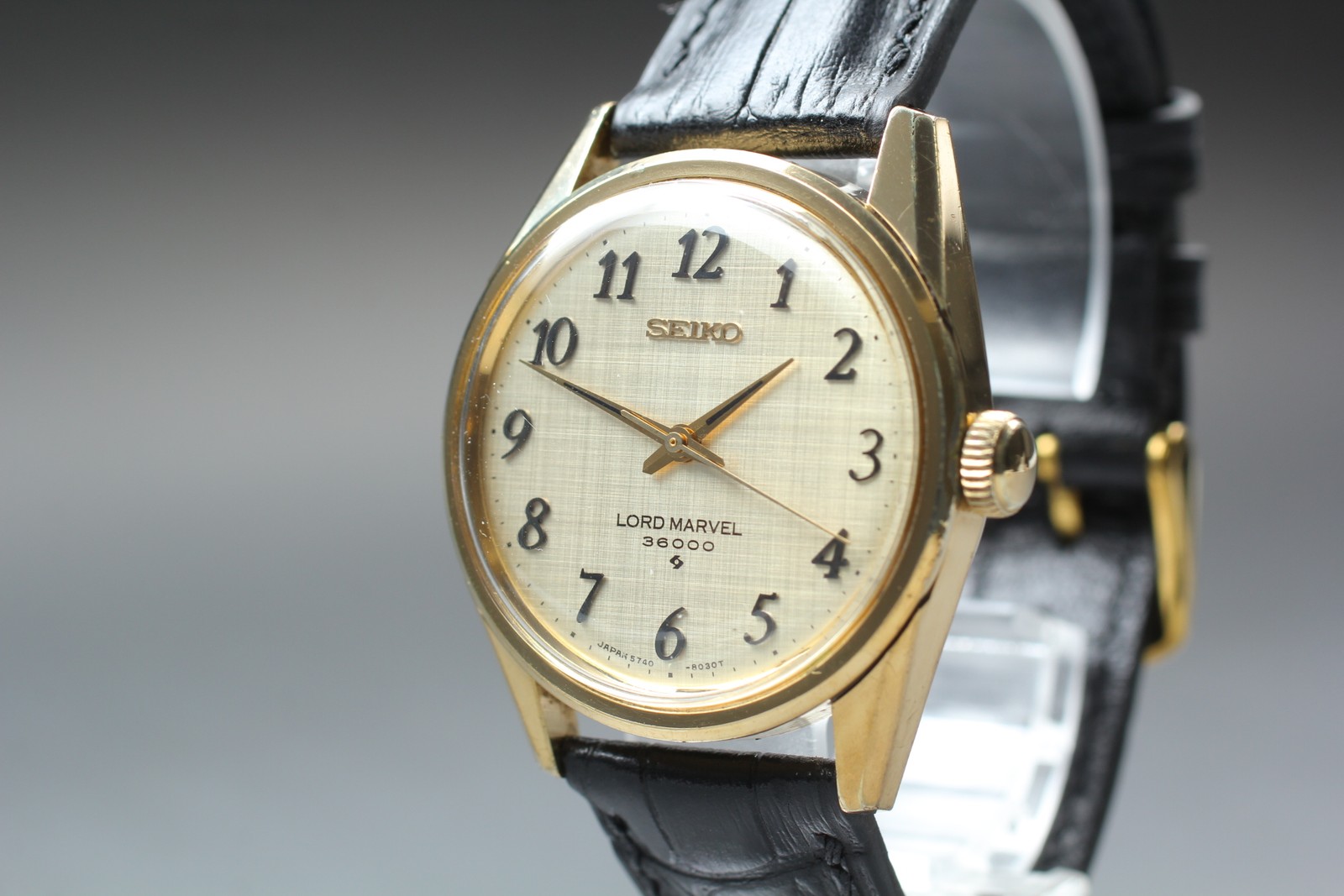 *Near MINT* 1972 Seiko Lord Marvel 36000 5740-8000 Hand-Winding Mens Watch JAPAN