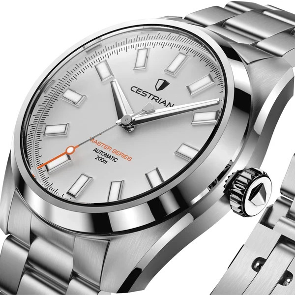 Cestrian Master Series V3 White Dial Automatic Men’s Watch CM-WT001
