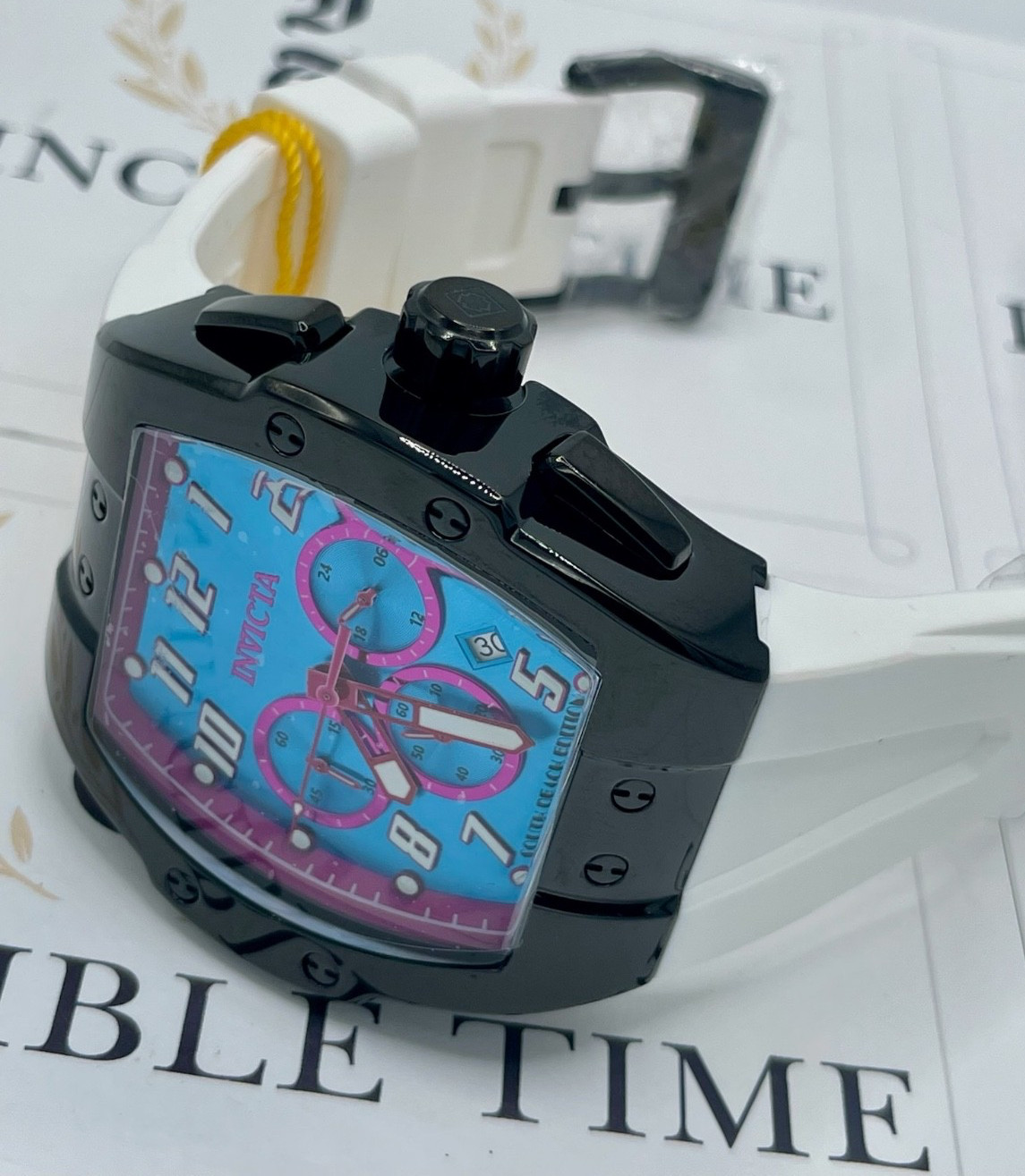 Invicta Racing South Beach Men’s Watch 47mm White 48940, One of 1,000 Limited Ed