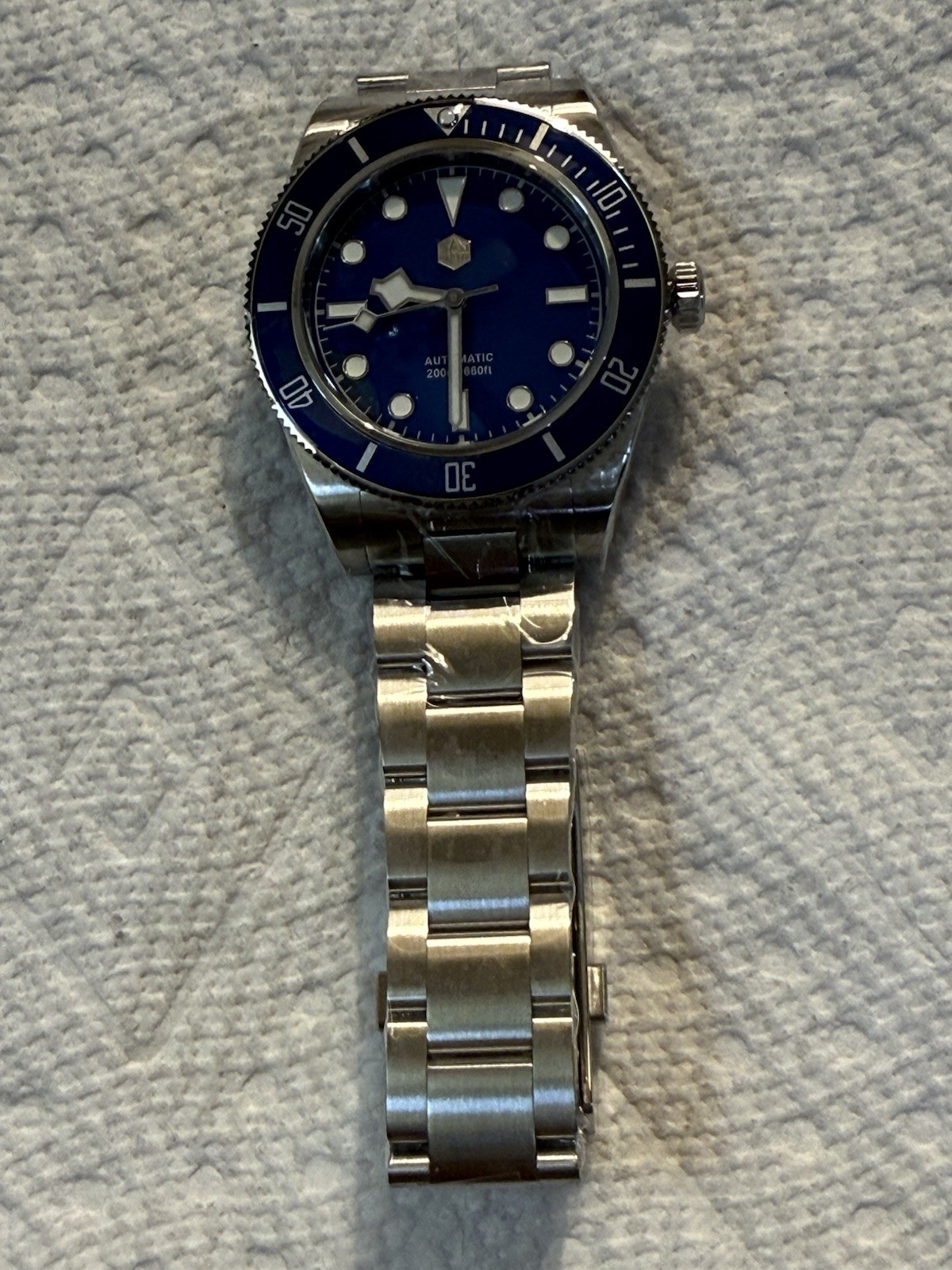 San Martin 40mm Automatic NH35 Sapphire Blue