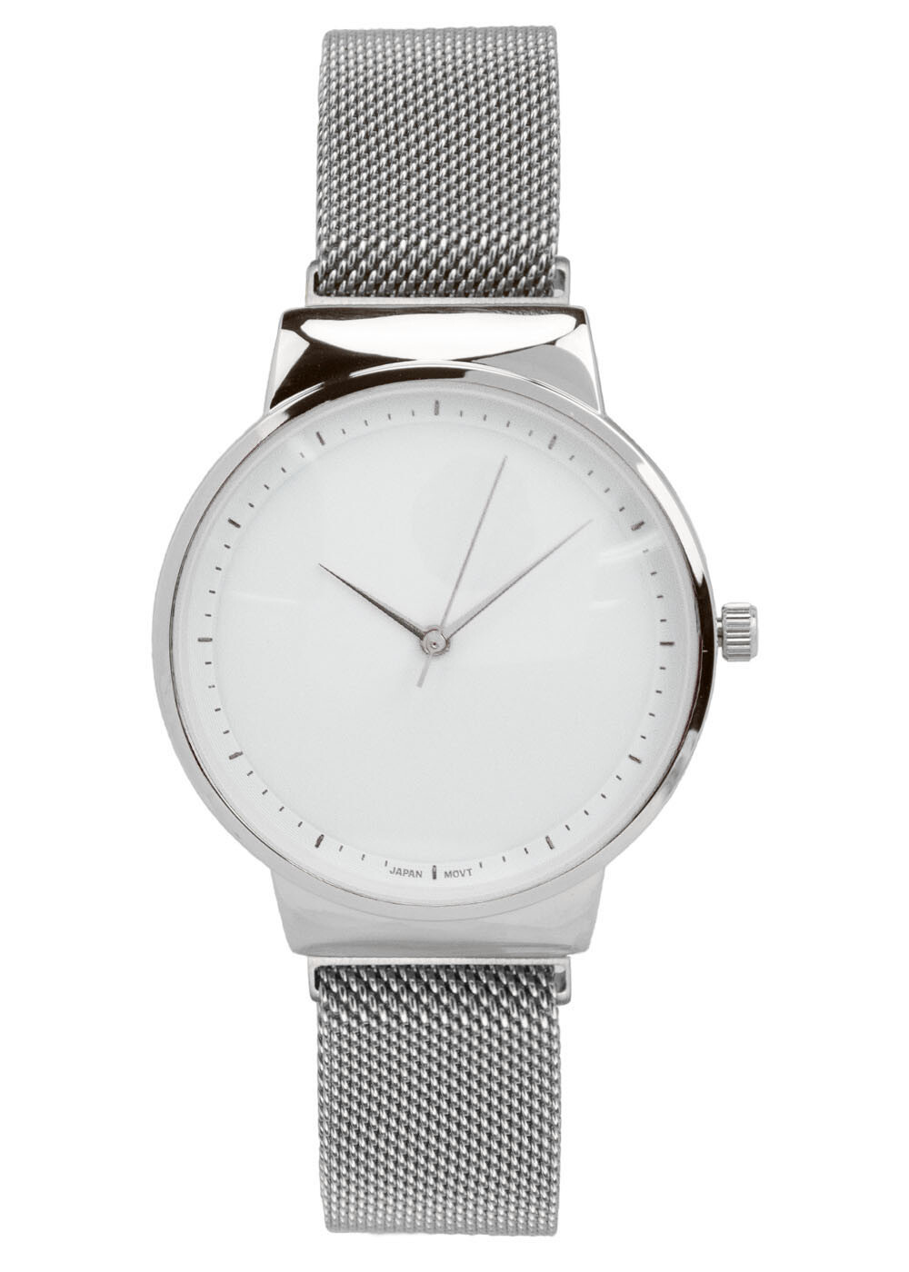 Covet Women’s ‘Sophia’ Silver Tone Magnetic Mesh Strap Quartz Watch