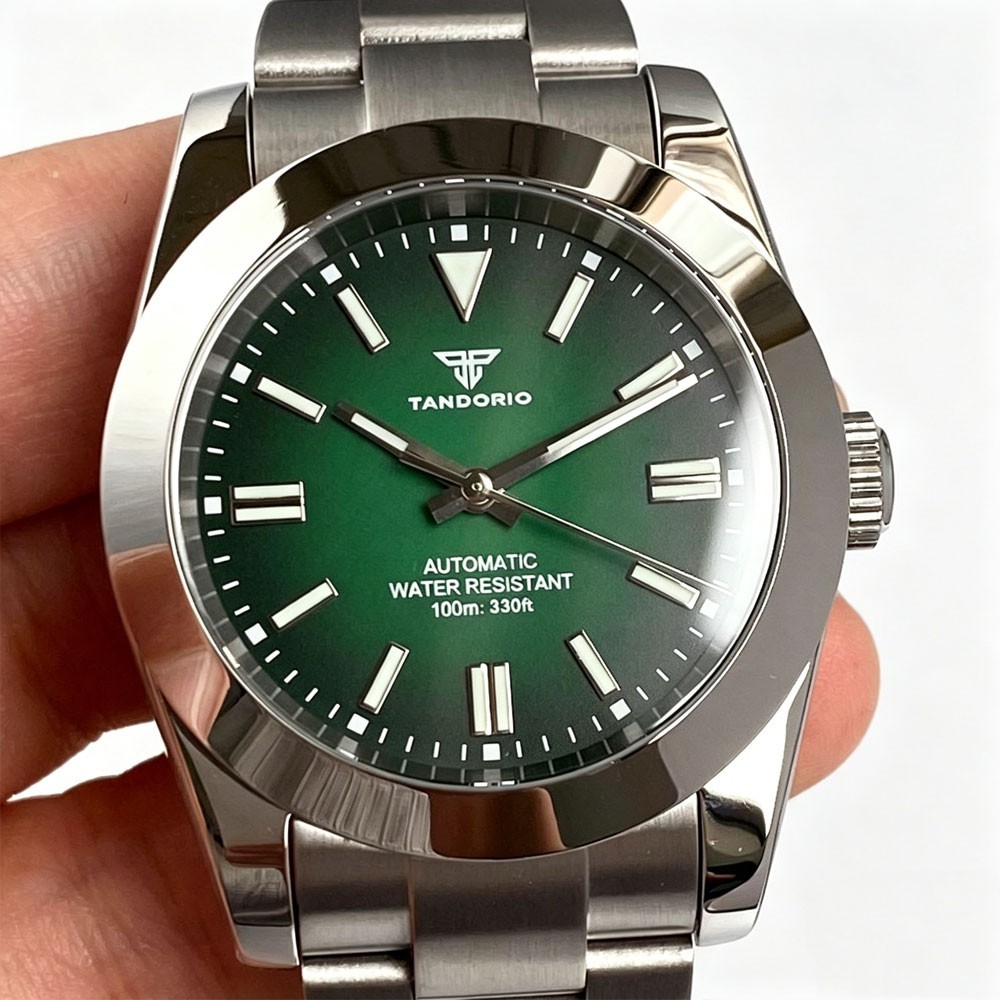 Tandorio New 39mm Sapphire Glass 20ATM Automatic NH35 PT5000 Men Watch Luminous