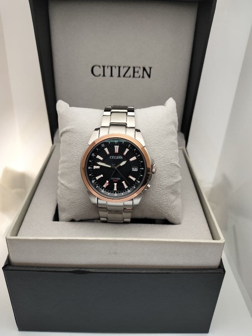 Citizen ATESSA GMT Solar Analog Watch H116-T016626 wrist 19.5cm/7.7in