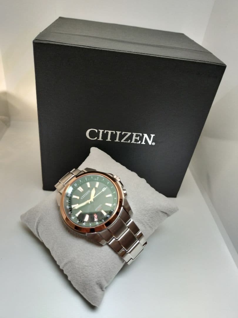 Citizen ATESSA GMT Solar Analog Watch H116-T016626 wrist 19.5cm/7.7in