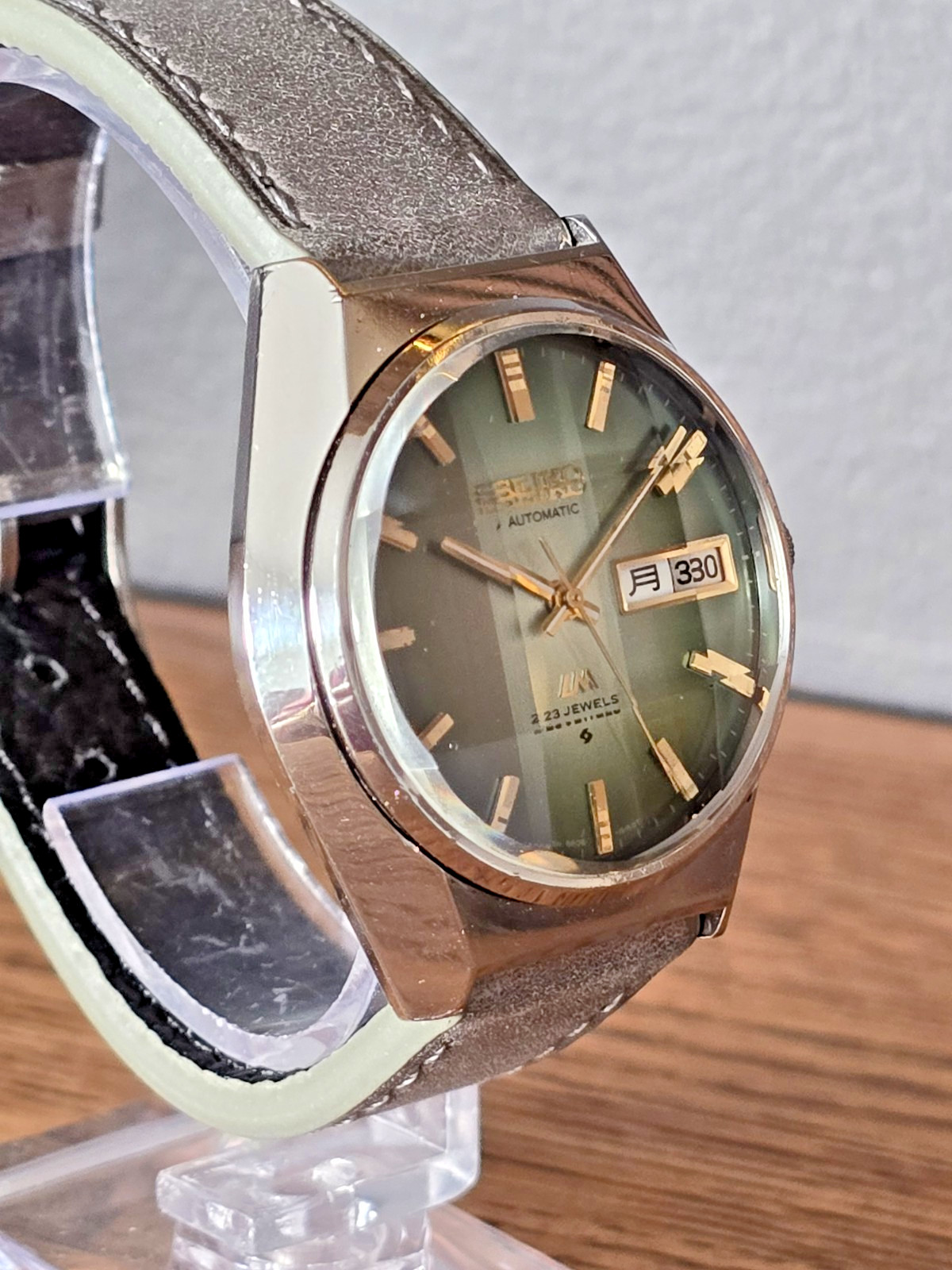Seiko Lord Matic 5606-8110 JDM Faceted Crystal Green Dial 36mm – US Seller