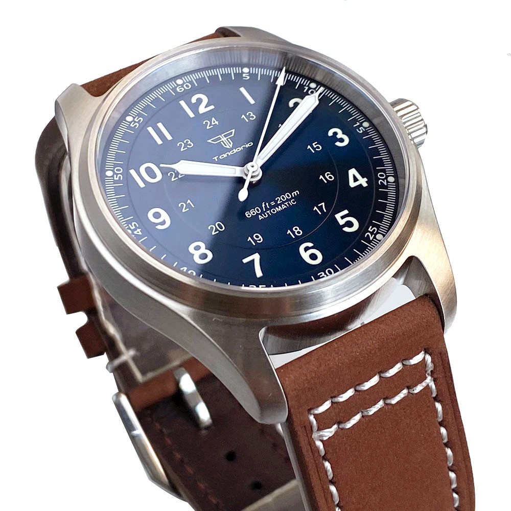 39mm Pilot NH35/ETA 2824/Miyota 8215 Automatic Mechanical Diver Men Watch 20ATM