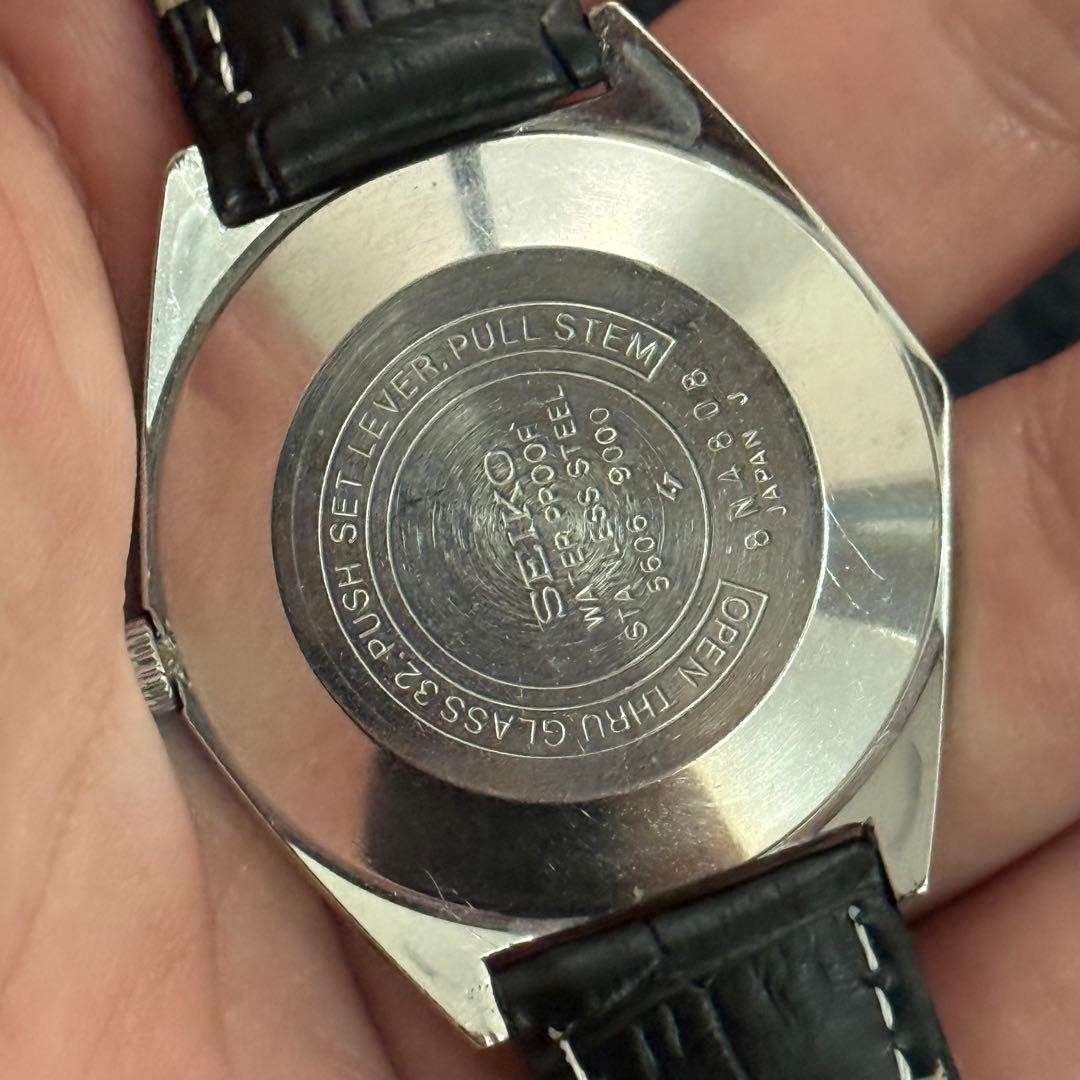 Vintage 1968 SEIKO LORD MATIC 5606-9000 Men’s From Japan NEW belt