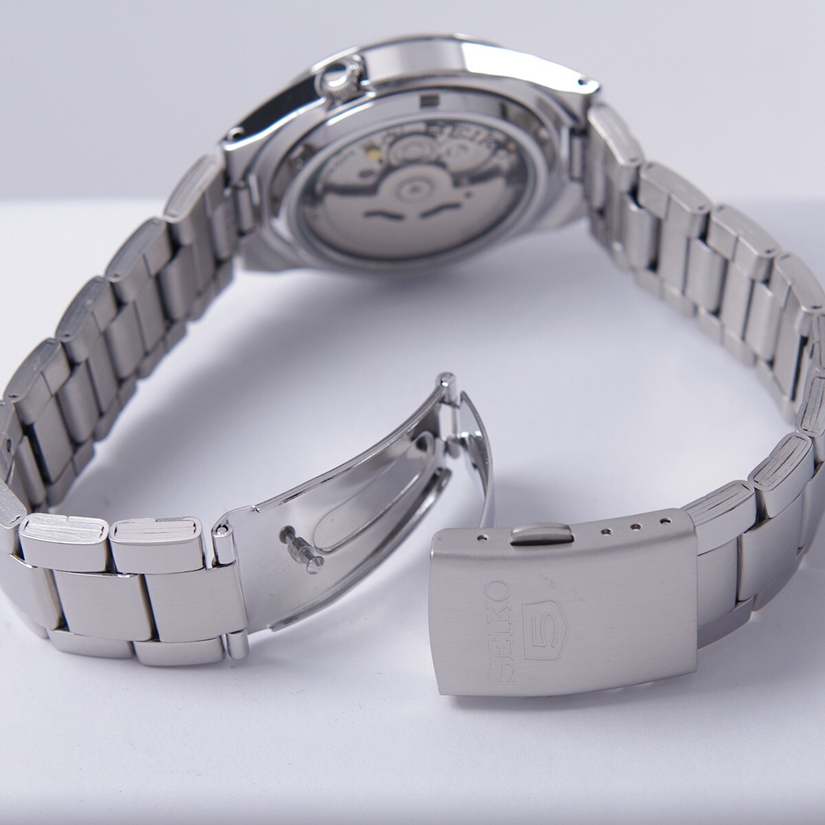 Seiko 5 Automatic 21 Jewels Stainless Steel Gray Dial SNK621K1 Analog Mens Watch