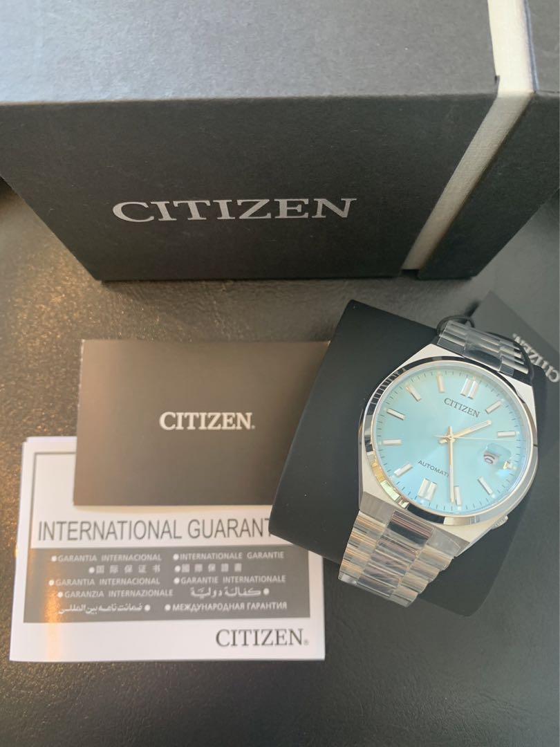 CITIZEN TSUYOSA Automatic Men’s Watch NJ0151-88M Blue Dial New with Box