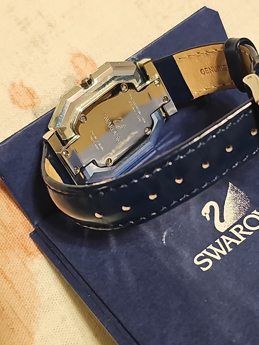 Authentic – Swarovski Stainless Quartz Watch w/ Original Box . C.O.A Included