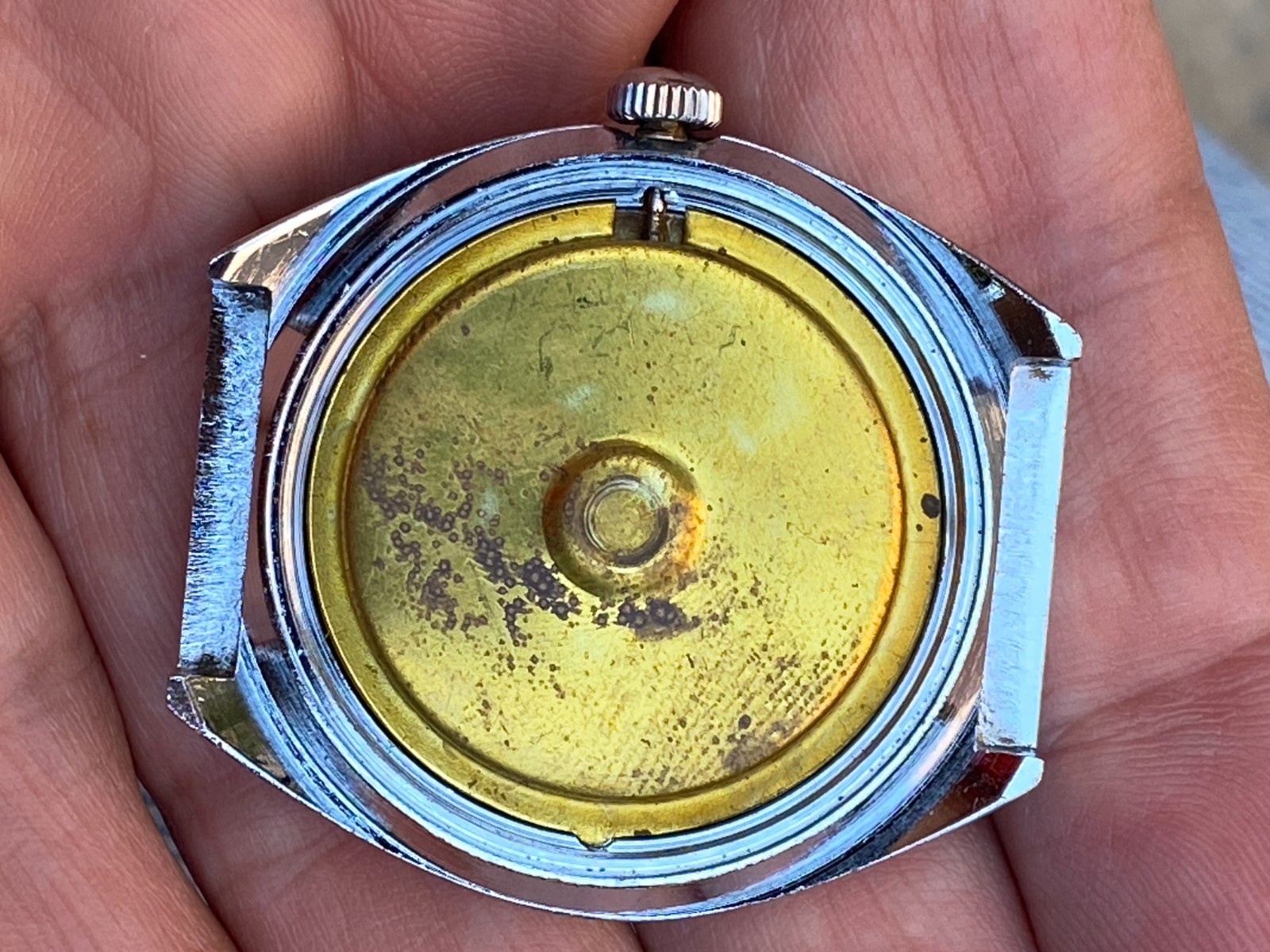 Vintage Westclox 17 Jewels French FE 140-C Watch Sunburst Dial Serviced
