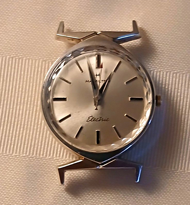 Hamilton Electric Titan III – Rare 10k White Gold Filled