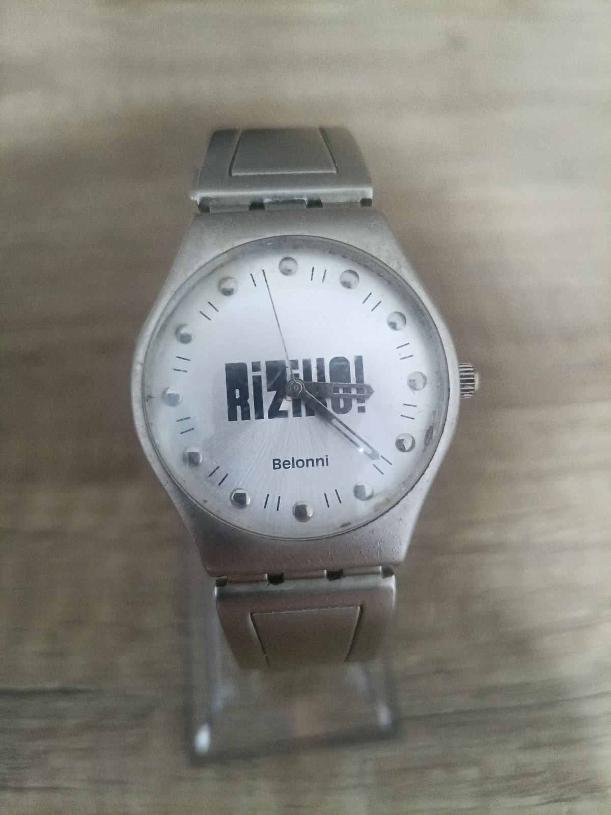 Vintage Belonni Riziko B1495.5 Men’s Watch Japan Quartz Stainless Steel Working