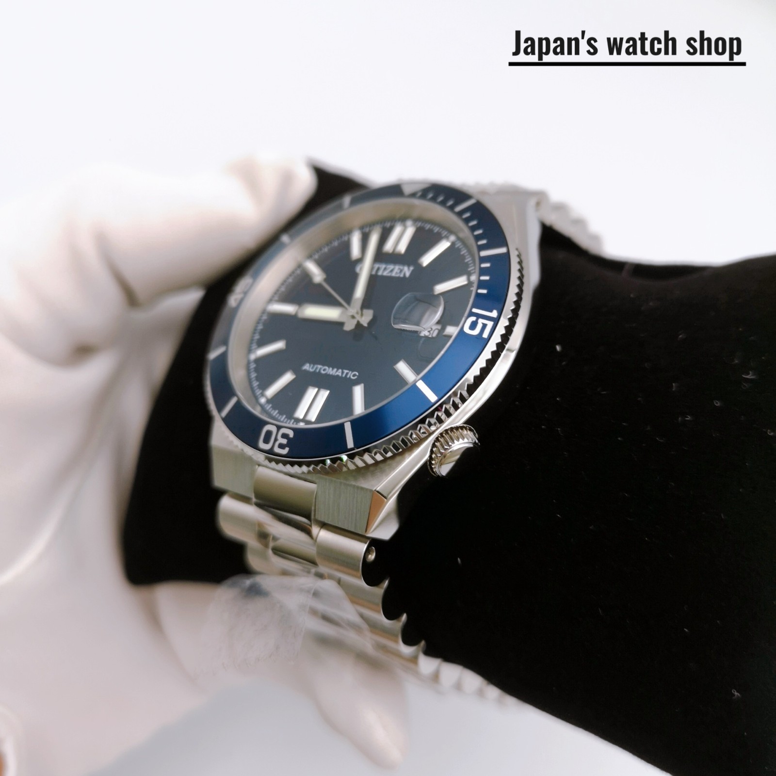 CITIZEN TSUYOSA NJ0230-59L Black Automatic Sapphire Men’s Watch New in Box