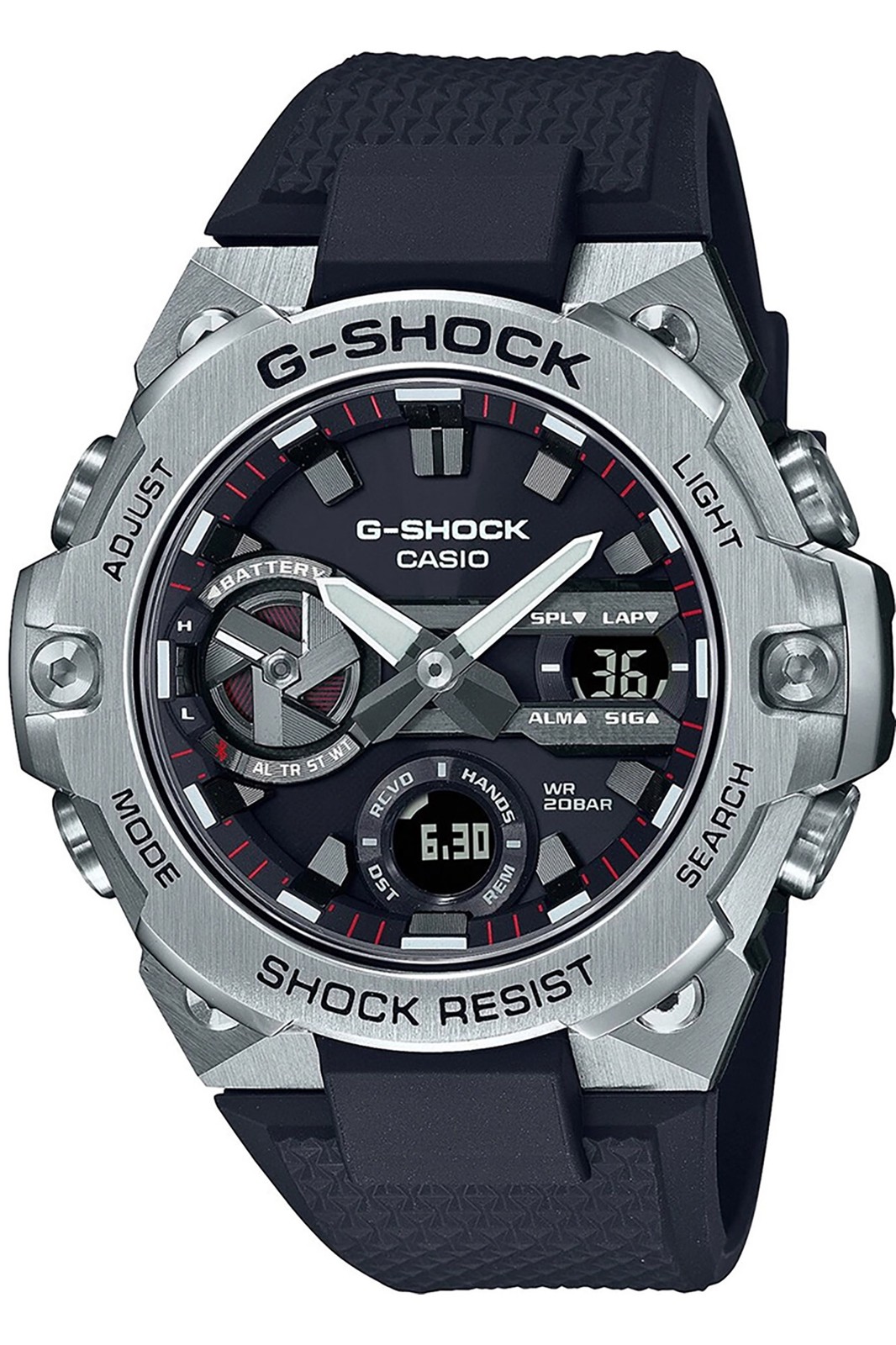 CASIO Watch – GST-B400-1AER for Male Black in Carbon fiber
