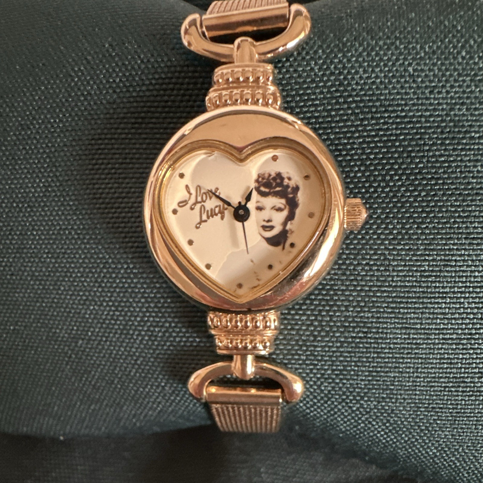 Relic I Love Lucy Limited Edition Heart Dial Gold Tone Quartz Women’s Watch