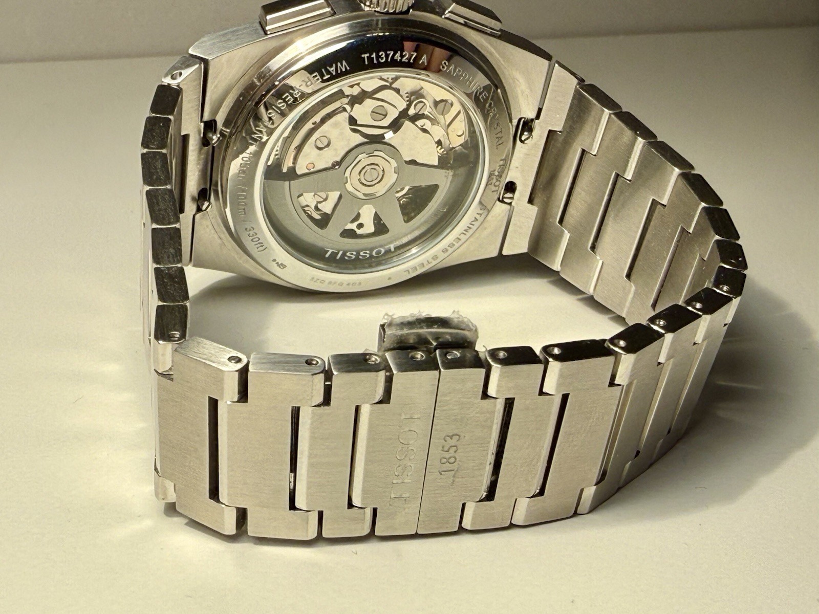 Tissot PRX Green Automatic Chronograph – T137.407.11.091.00 w Extra Links