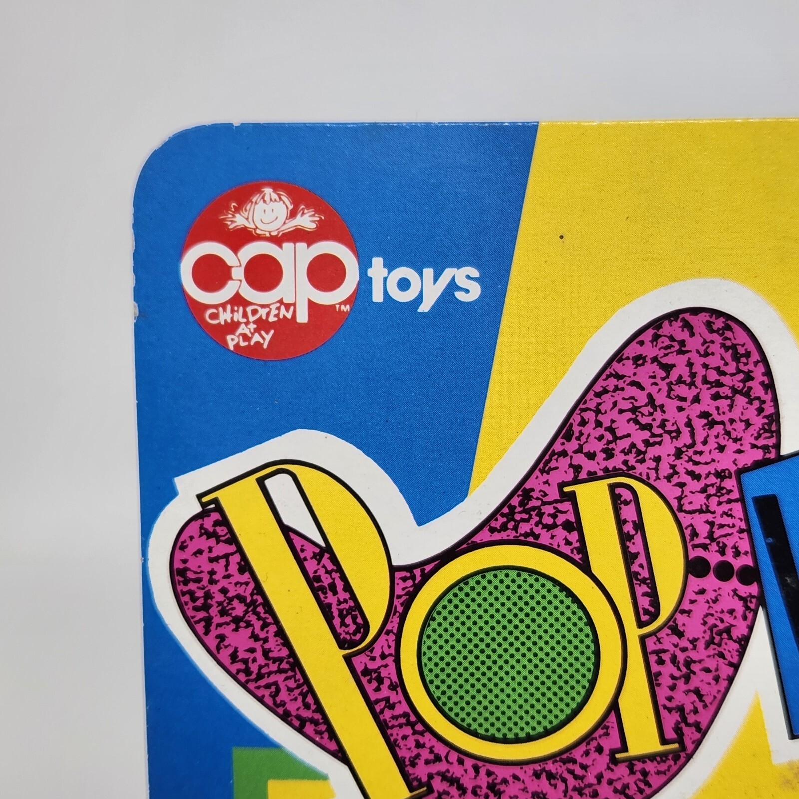 VINTAGE 1988 CAP TOYS POP WATCH DIGITAL WRIST WATCH NOS NEW SEALED RED YELLOW