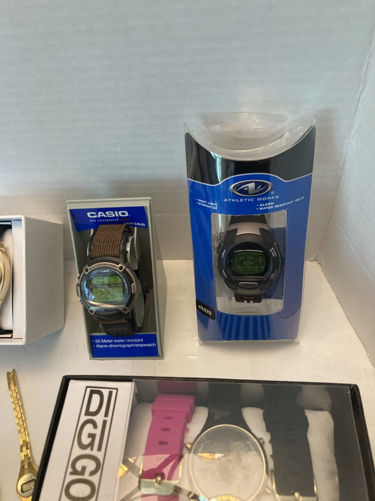 digital watch bundle,mixed and working