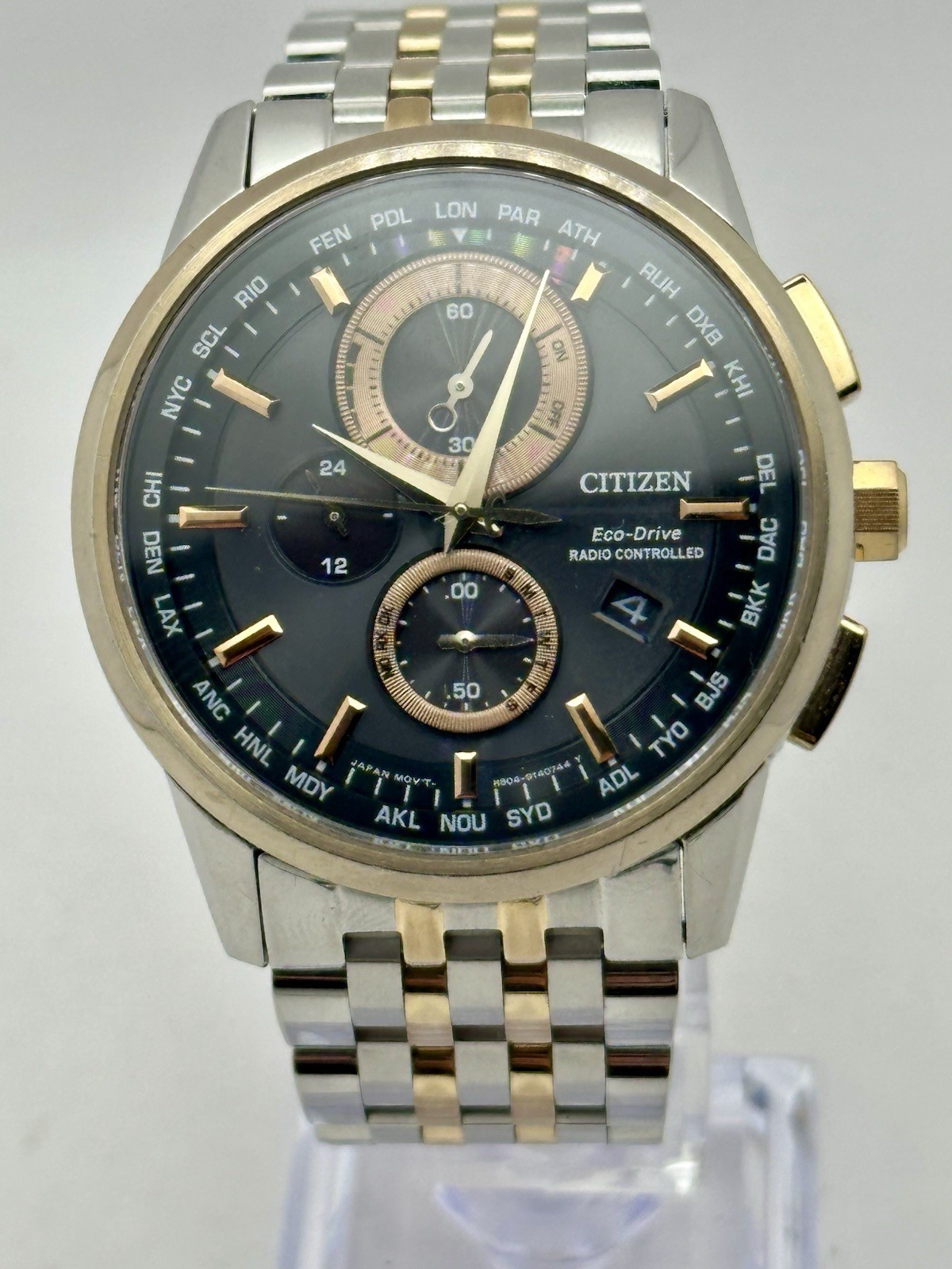 Citizen Eco-Drive Radio Controlled World Time Men’s Watch AT8116-65E – Parts/Rep