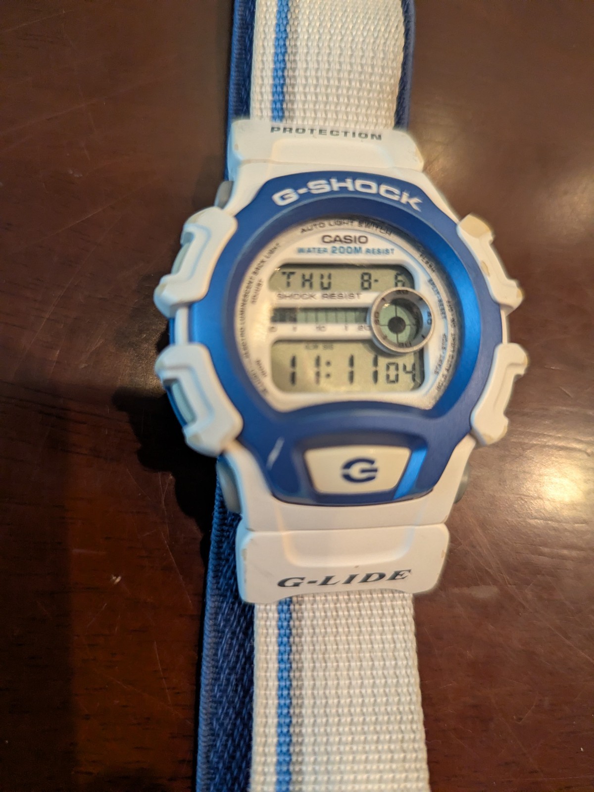CASIO G-SHOCK G-LIDE – DW-004 1825 – New Battery- Nylon Band