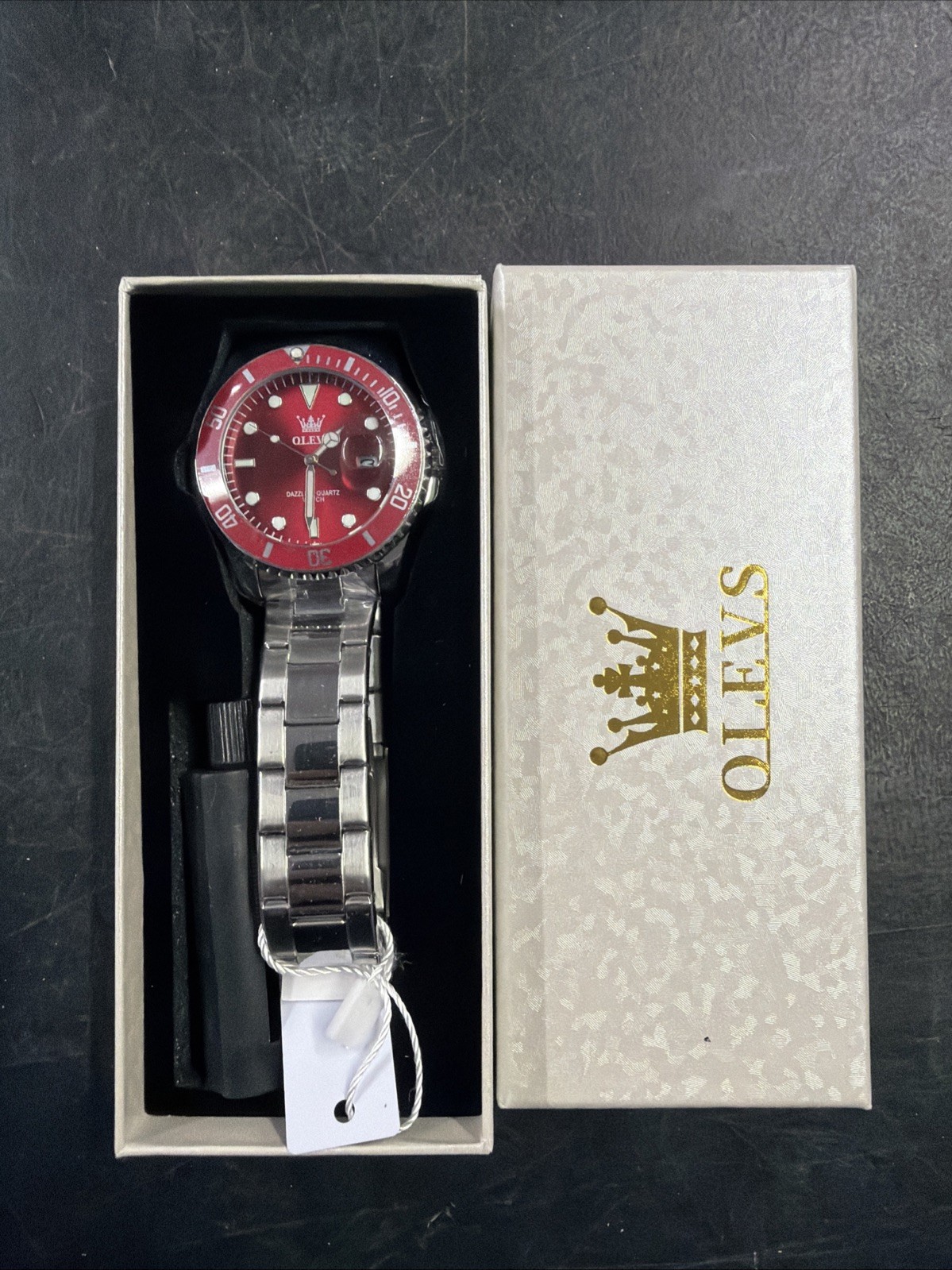 OLEVS 5885 Quartz Stainless Steel Waterproof Luminous Fashion Watch