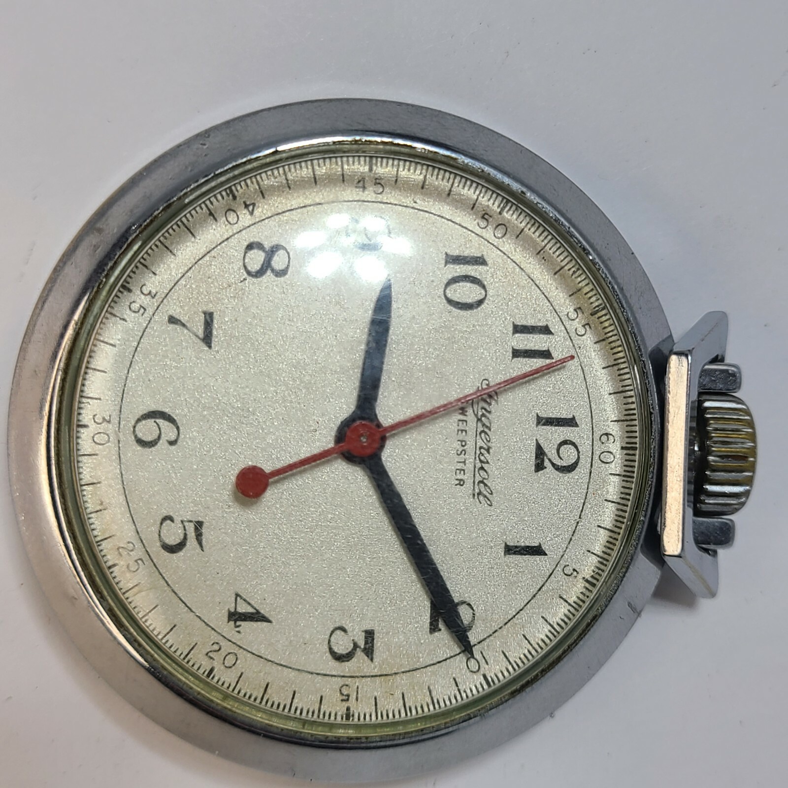 Vtg. Ingersoll Sweepster Pocket Watch