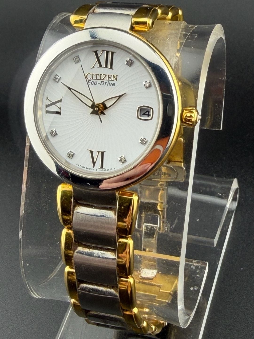 Citizen Eco-Drive Marne Two-Tone Diamond E111-S092892 Signature Model EO1116-57A
