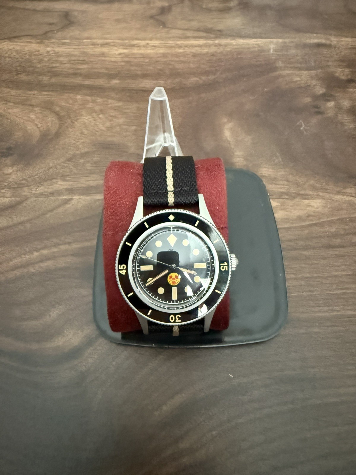 Lumen 20ATM 40mm Retro 50-Fathoms Sapphire Miyota 8215 Automatic Men WristWatch