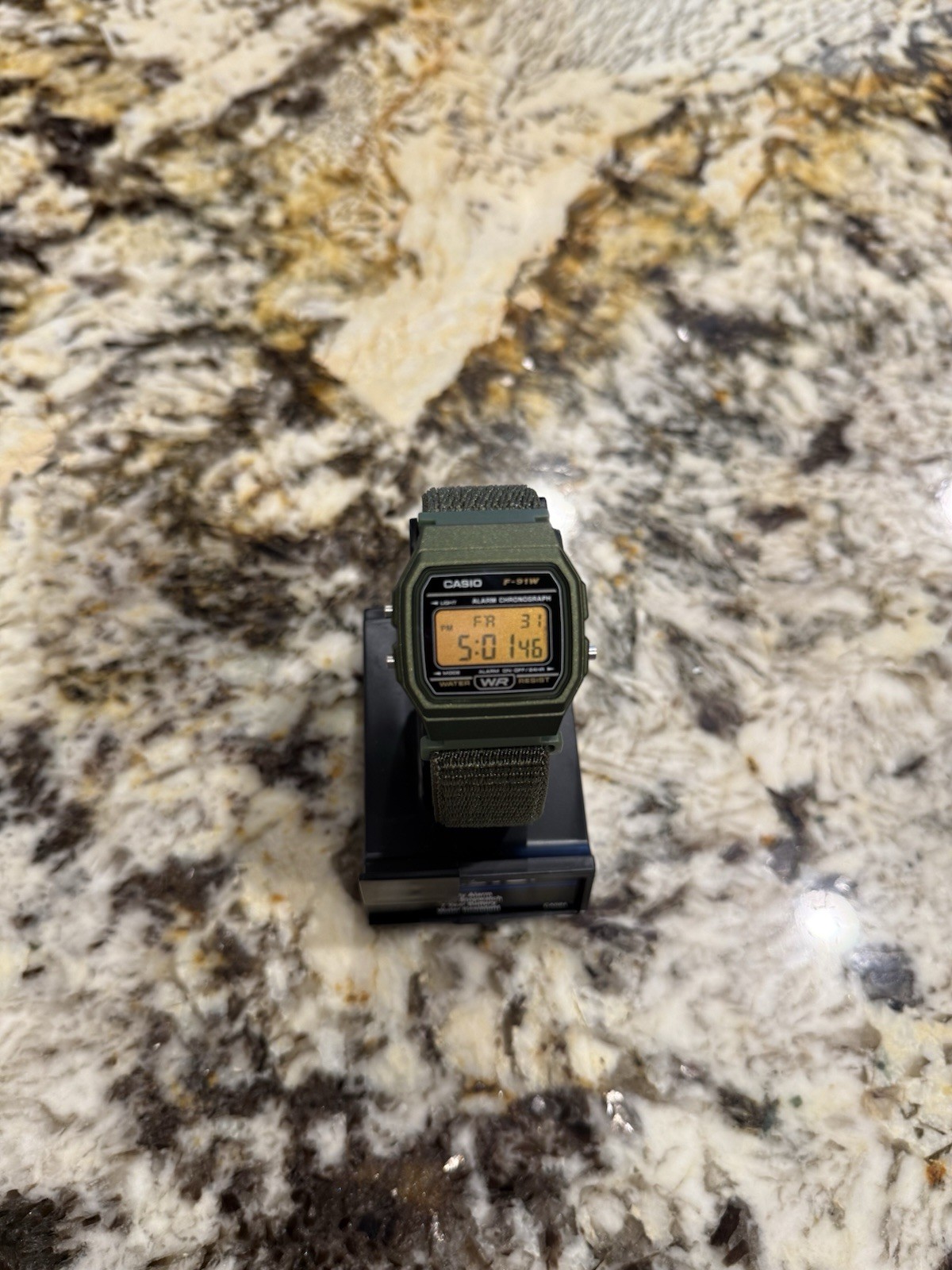 custom casio F91W “tracker” mod new in box w papers