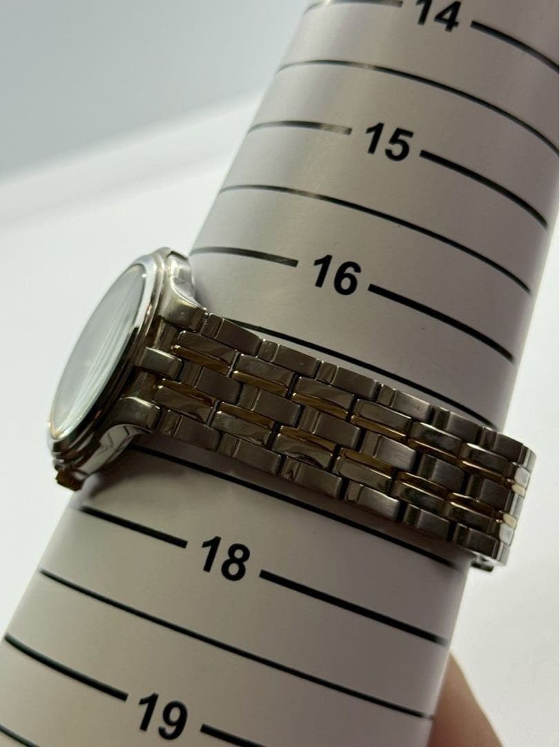 SEIKO SOLAR Analog Two-Tone Watch From Japan