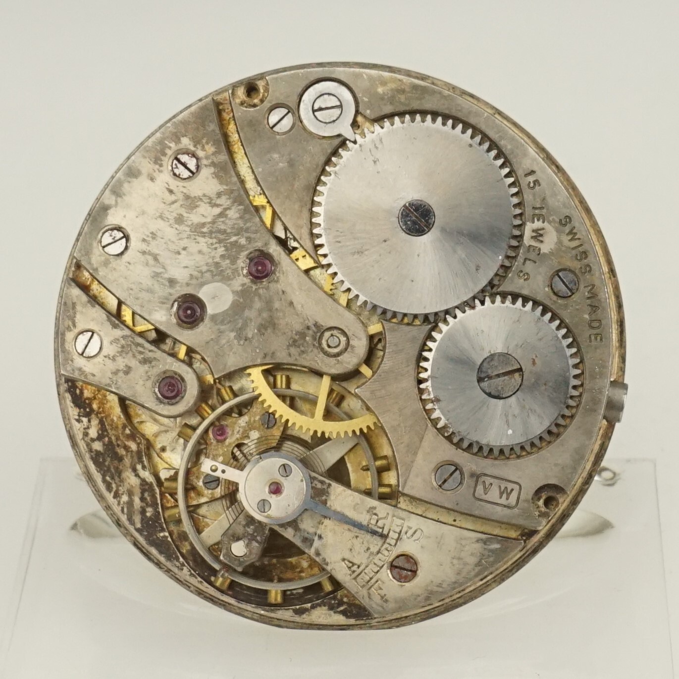 Rare! Pocket Watch Movement Men’s no fusee duplex chronometer no repeater RAR