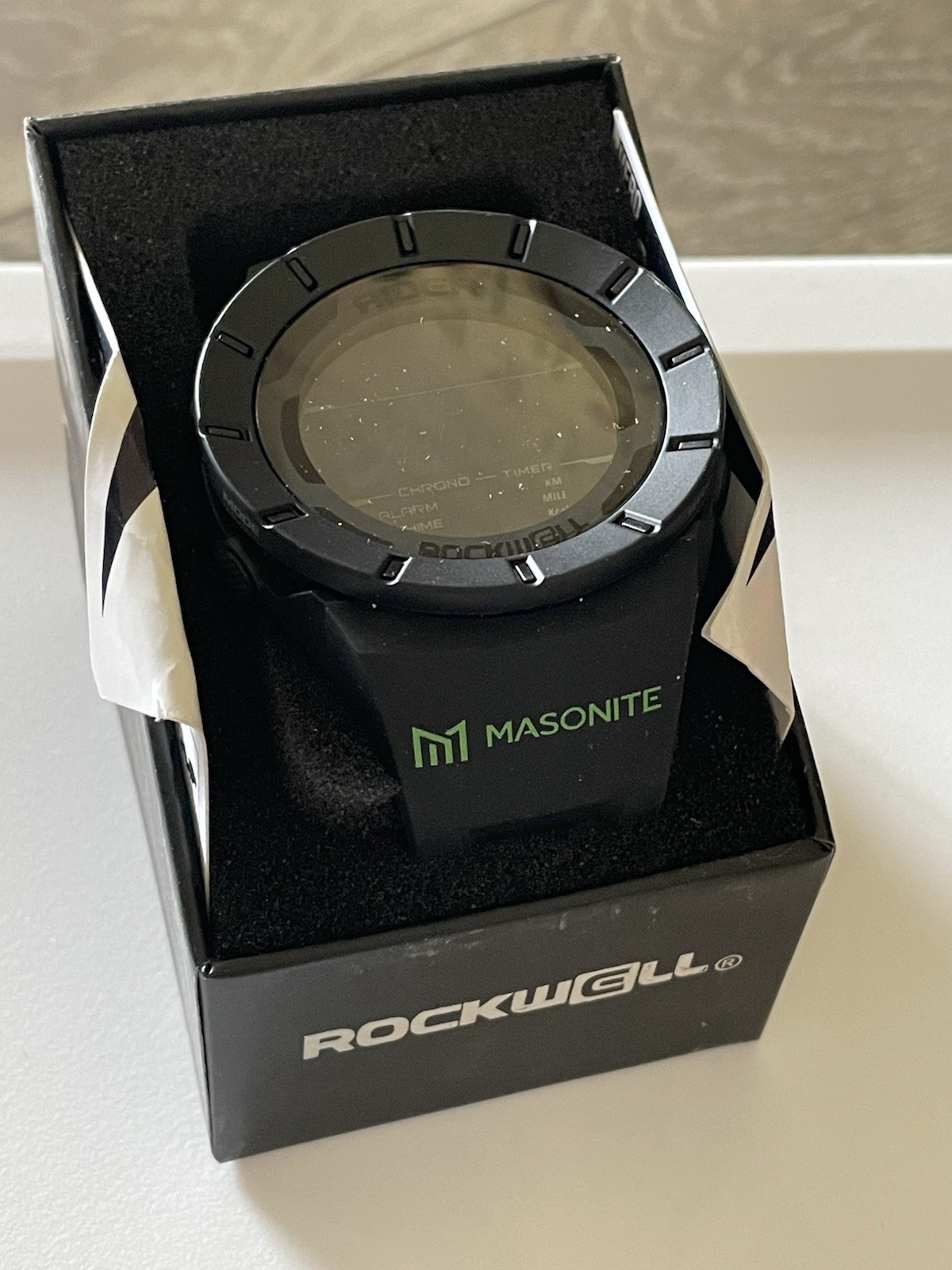 NIB Rockwell the Coliseum Digital Men’s Watch Black