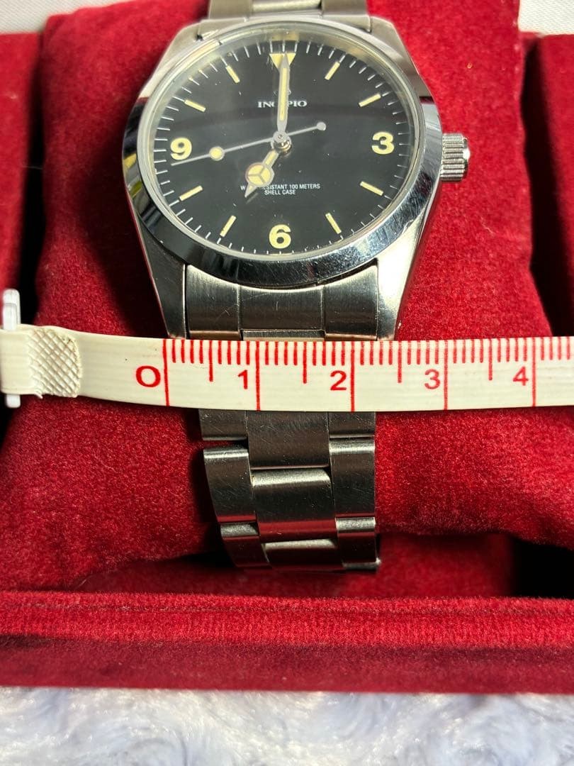 Junk Incipio 2 Explorer 1016 Manual Wind Watch Boxed Wrist 23cm9.1in Not Working