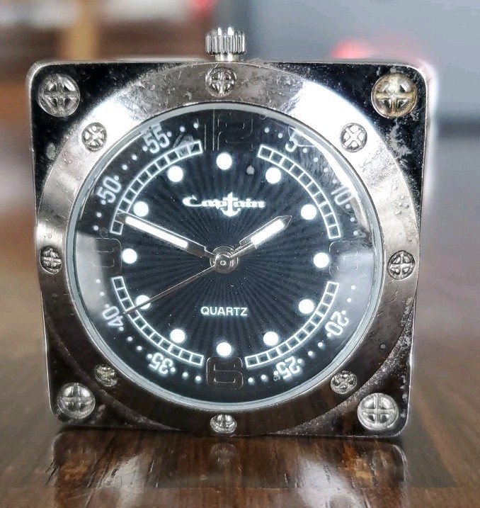 Collezio Captain Wrist Watch New Battery Works See Pics No Wristband