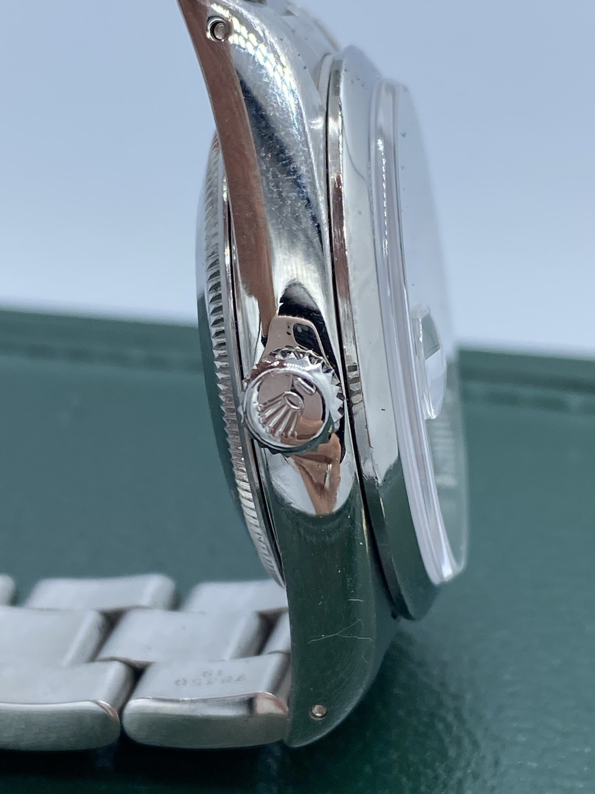 1991 Rolex 15200 Oyster Perpetual Datejust 34mm Stainless Steel Box Papers