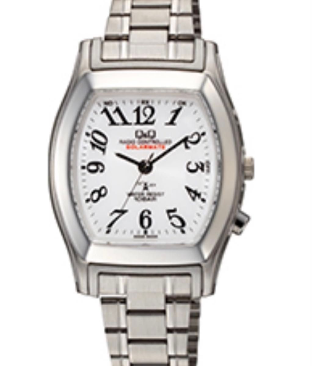 Brand New Q Q Citizen Radio Solar Powered ( ) HJ05 204 White Tonneau Type Ladies