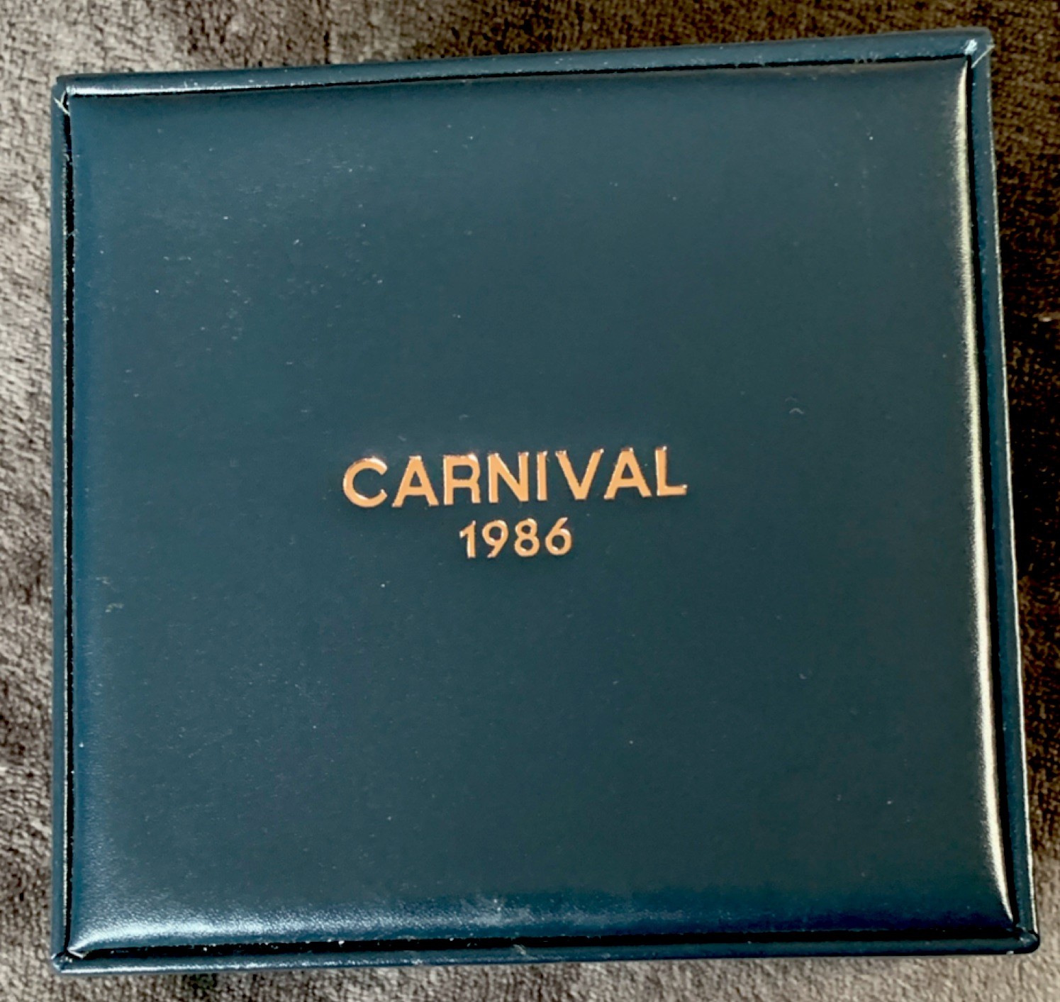 Wristwatch-Carnival 1986 Rose Gold Metal White Dial Box Manual Guarantee Card