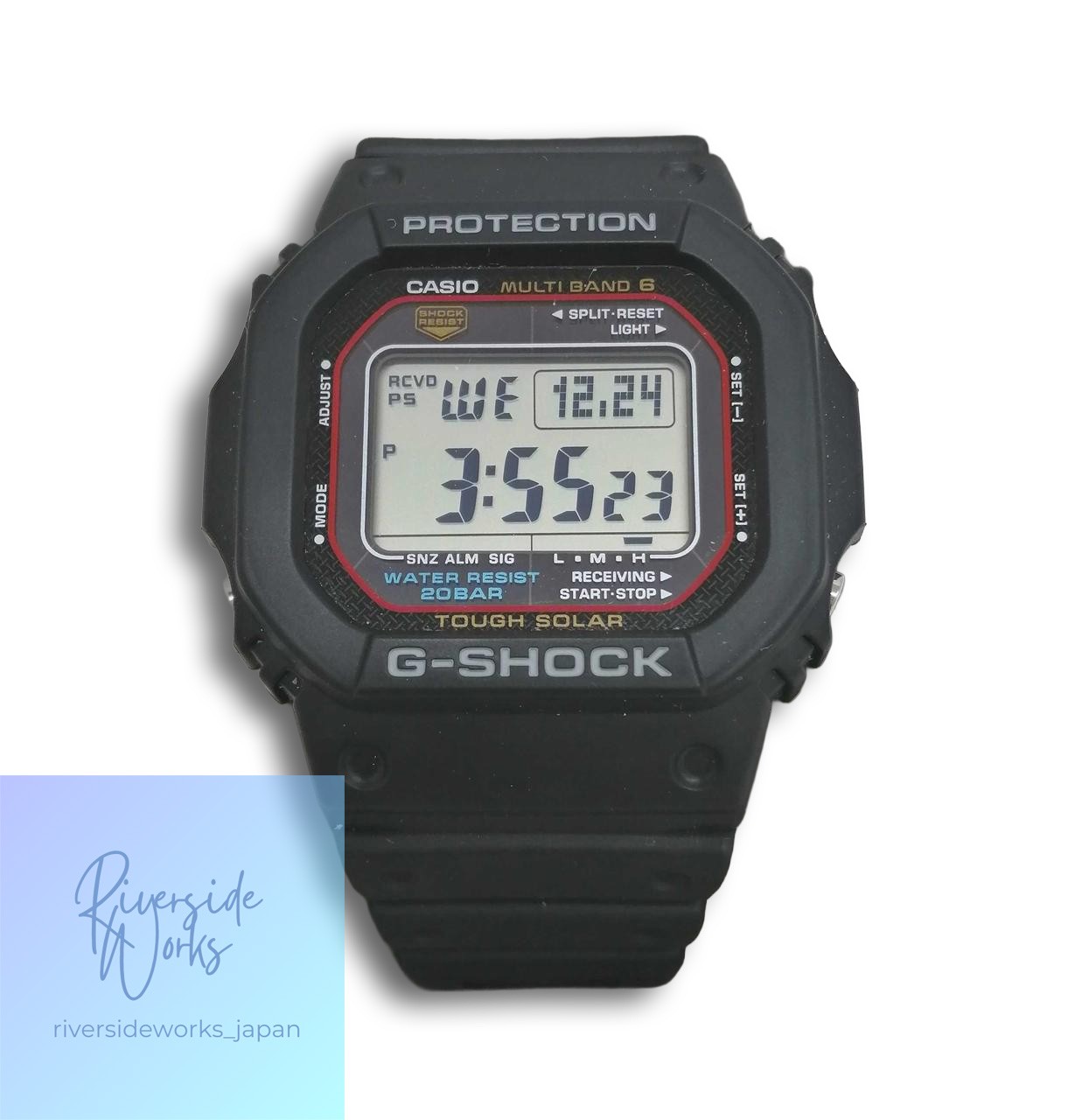 CASIO GW-M5610U-1ER G-SHOCK Digital Watch Black Used