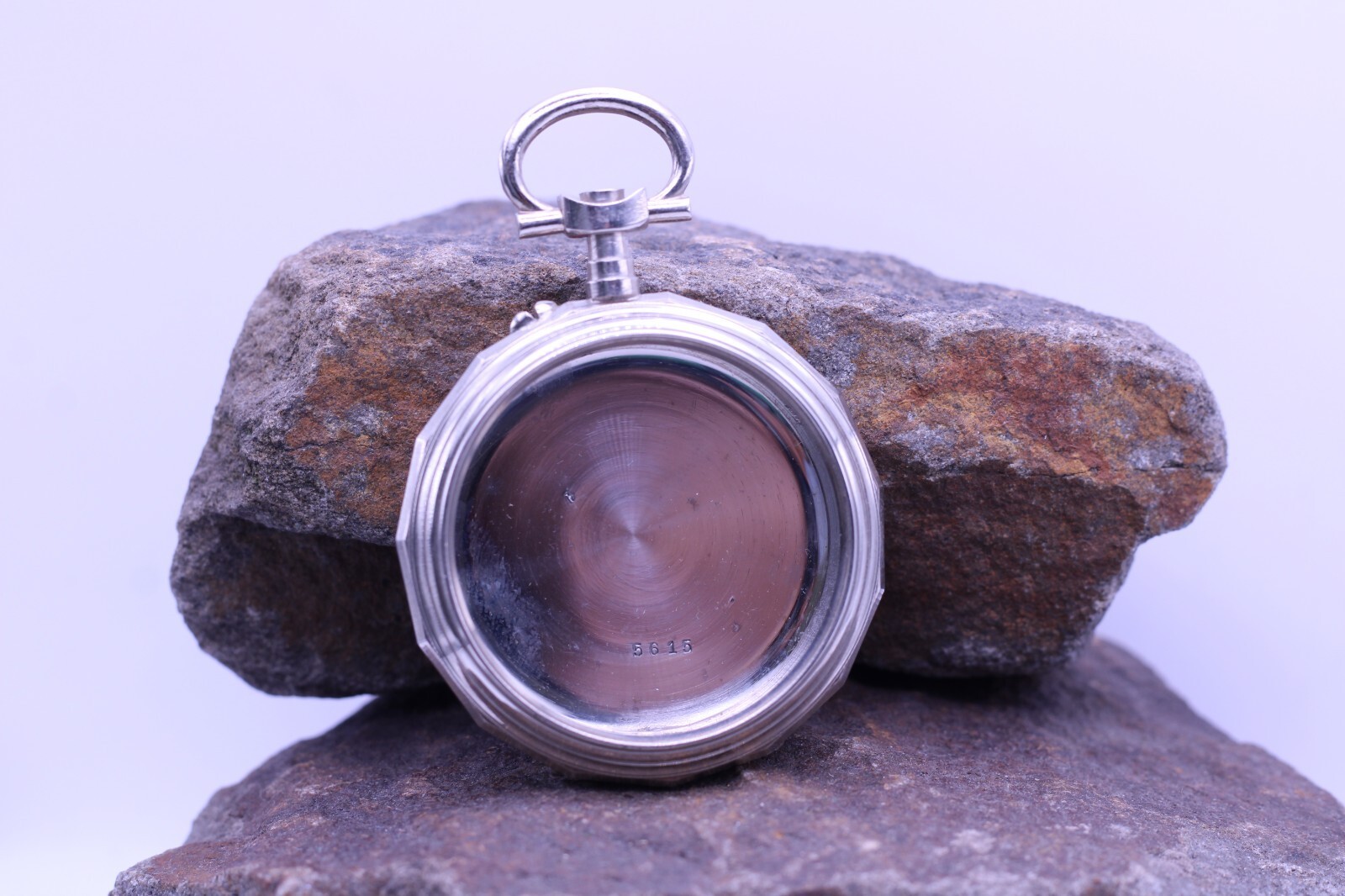 SWISS ARGENTAN WINDING CYLINDER TEN JEWELS POCKET WATCH CASE NOS 47.5mm (DL)